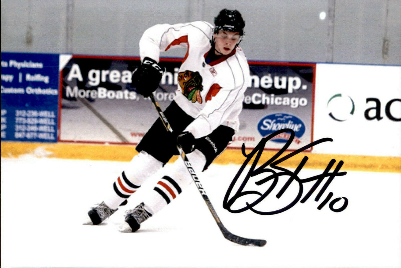 Beau Starrett SIGNED autographed 4x6 Photo Poster painting CHICAGO BLACKHAWKS