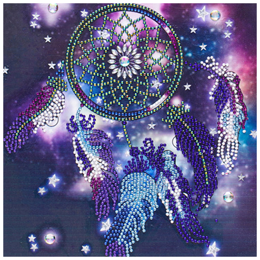 

Blue Dreamcatcher - Special Shaped Diamond Painting - 30*30CM, 501 Original