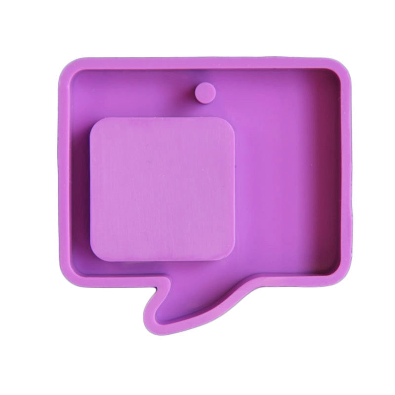 Youyou Mold Quicksand Hollow Micro Landscape DIY Tag Glue Drop Mold Gypsum Aromatherapy Car Pendant Mold