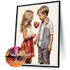 Diamond Painting -DIY Full Square Drill Valentines Day Couple(35x45cm)