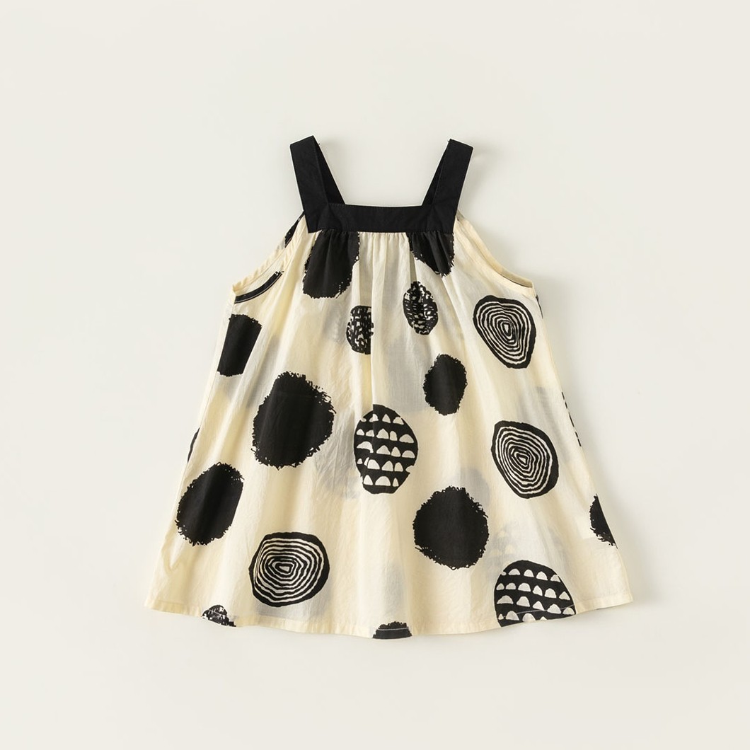 Baby Toddler Girl Summer Geometry Polka Dot Sling Simple Princess Dress