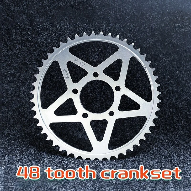Suitable for SURRON Original Parts 48-tooth Chainring Oil Seal Chain SUR-RON Light Bee & Light Bee X Universal 48 Tooth Sprocket