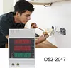 D52-2047 Din Rail Watt Meter Ammeter Voltage Current Monitoring Voltmeter