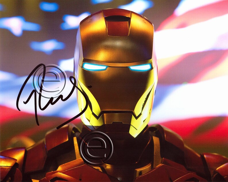 Robert Downey Jr Iron Man Autographed Signed Photo Poster painting 8 x 10 print Photo Poster painting picture poster wall art autograph