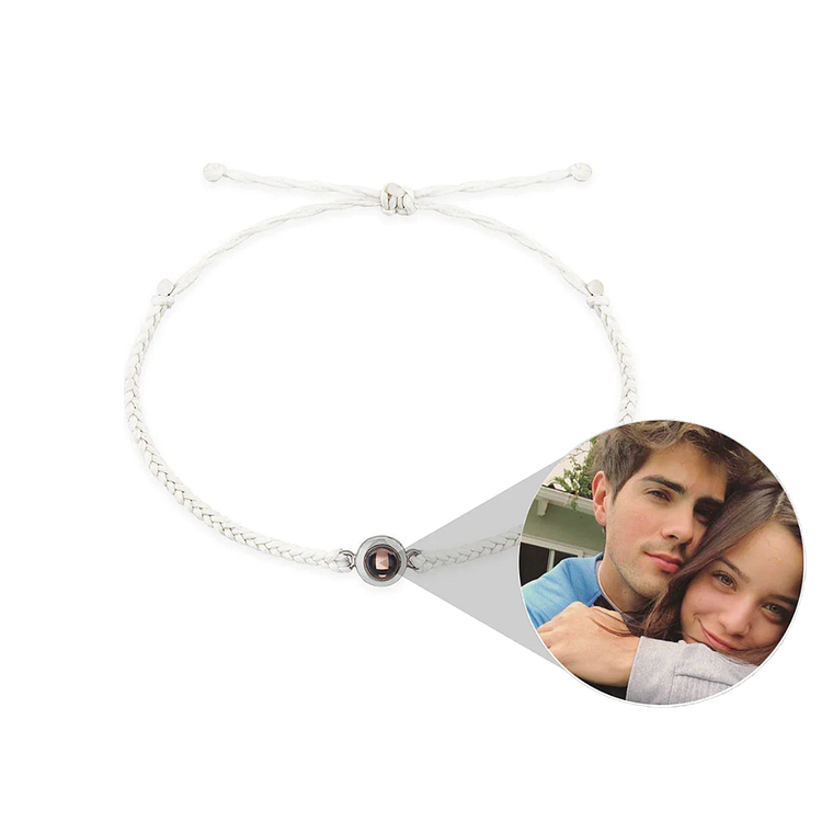 Personalized photo projection bracelet