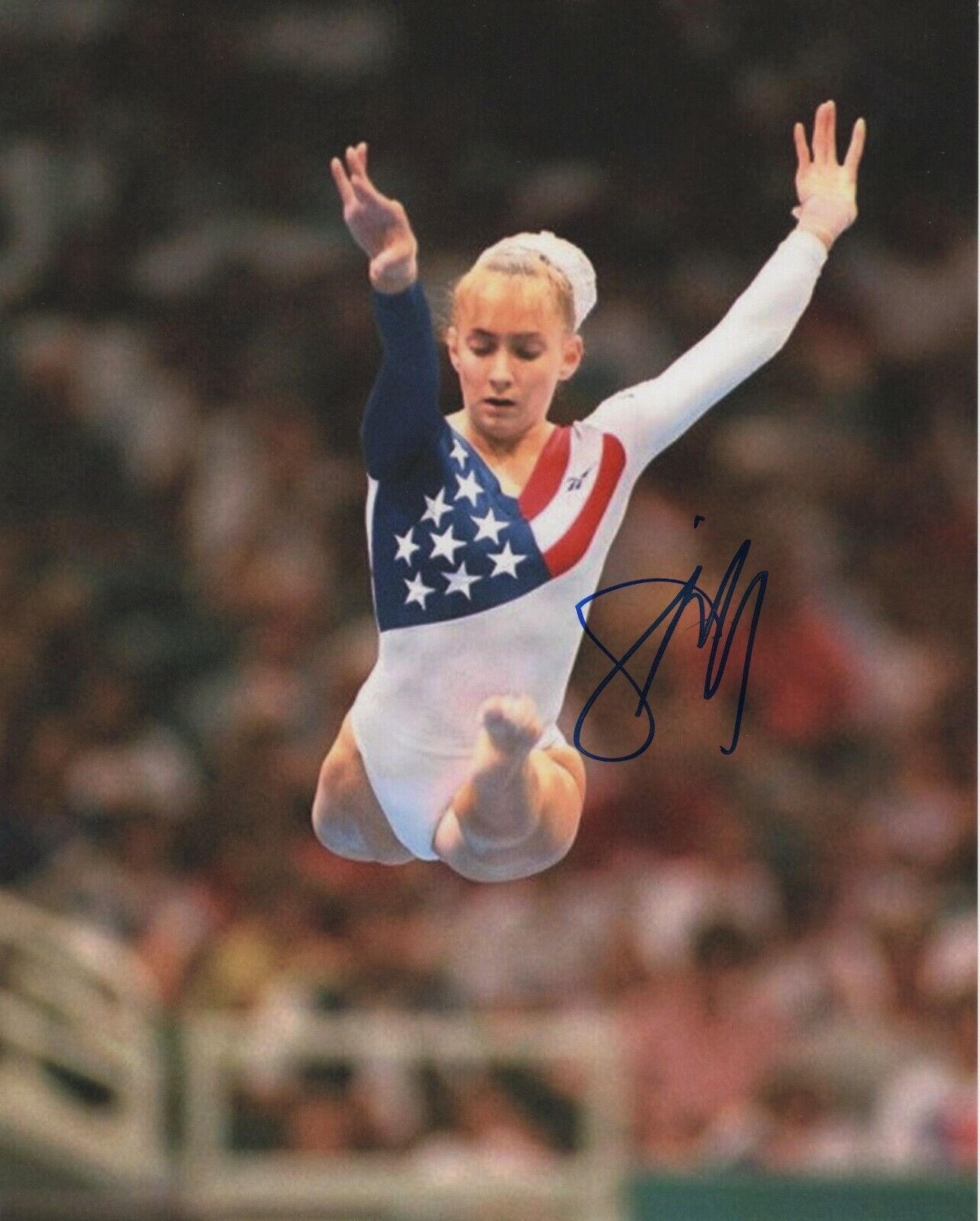 SHANNON MILLER SIGNED AUTOGRAPH USA OLYMPICS GYMNASTICS 8X10 Photo Poster painting GOLD MEDAL 4