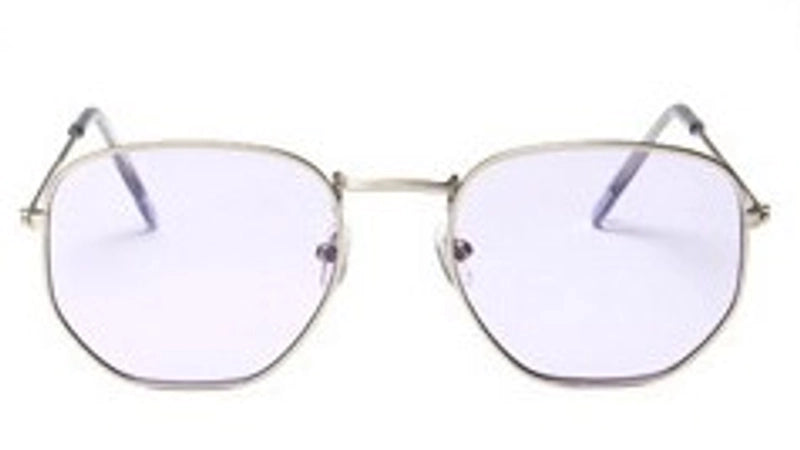 Fashion Solid Color Resin Polygon Full Frame Women’s Sunglasses