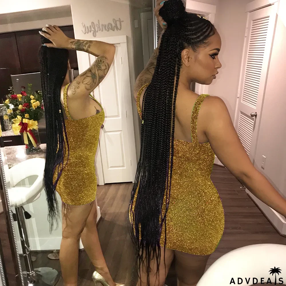 Summer Party Sexy Metallic Strap Mini Club Dress