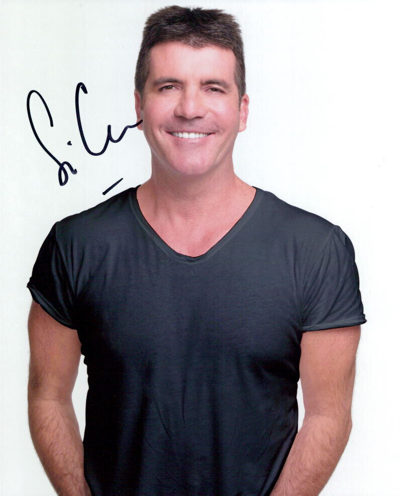 Simon Cowell signed 8x10 Photo Poster painting