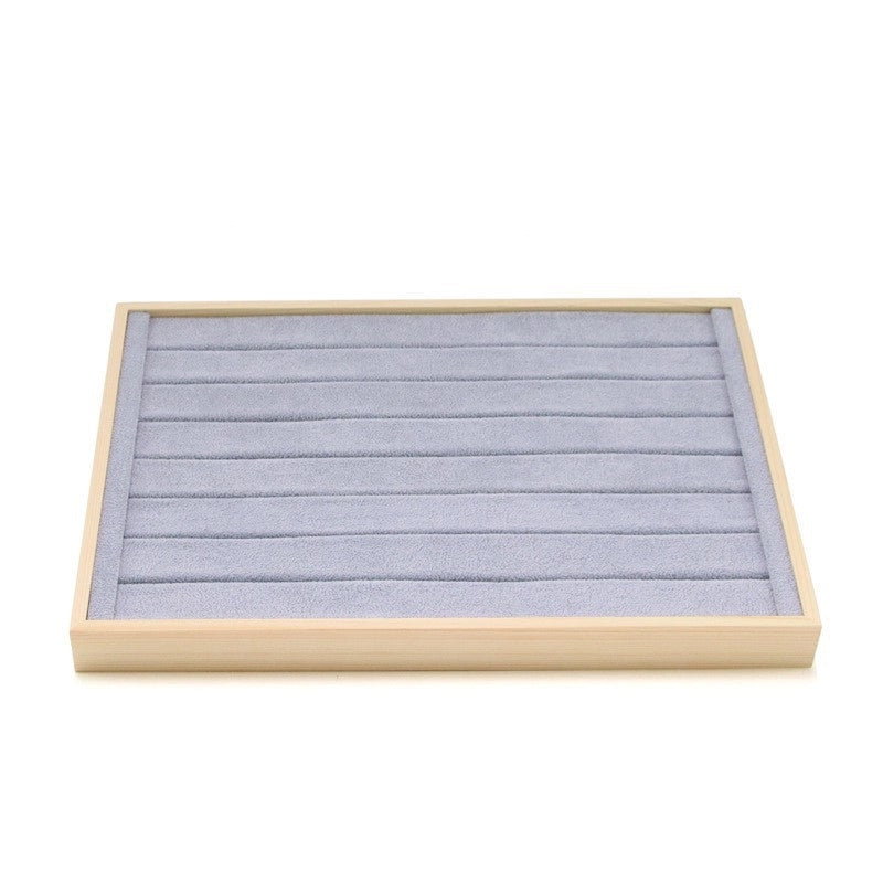 New Products In Stock Log Jewelry Display Tray Fashion Ring Necklace Brace Lace Bracelet Pendant Stand Jewelry Rack Props