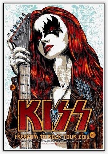 KISS POSTER - 2016 DOM TO ROCK TOUR - Photo Poster painting QUALITY INSERT -  POST!