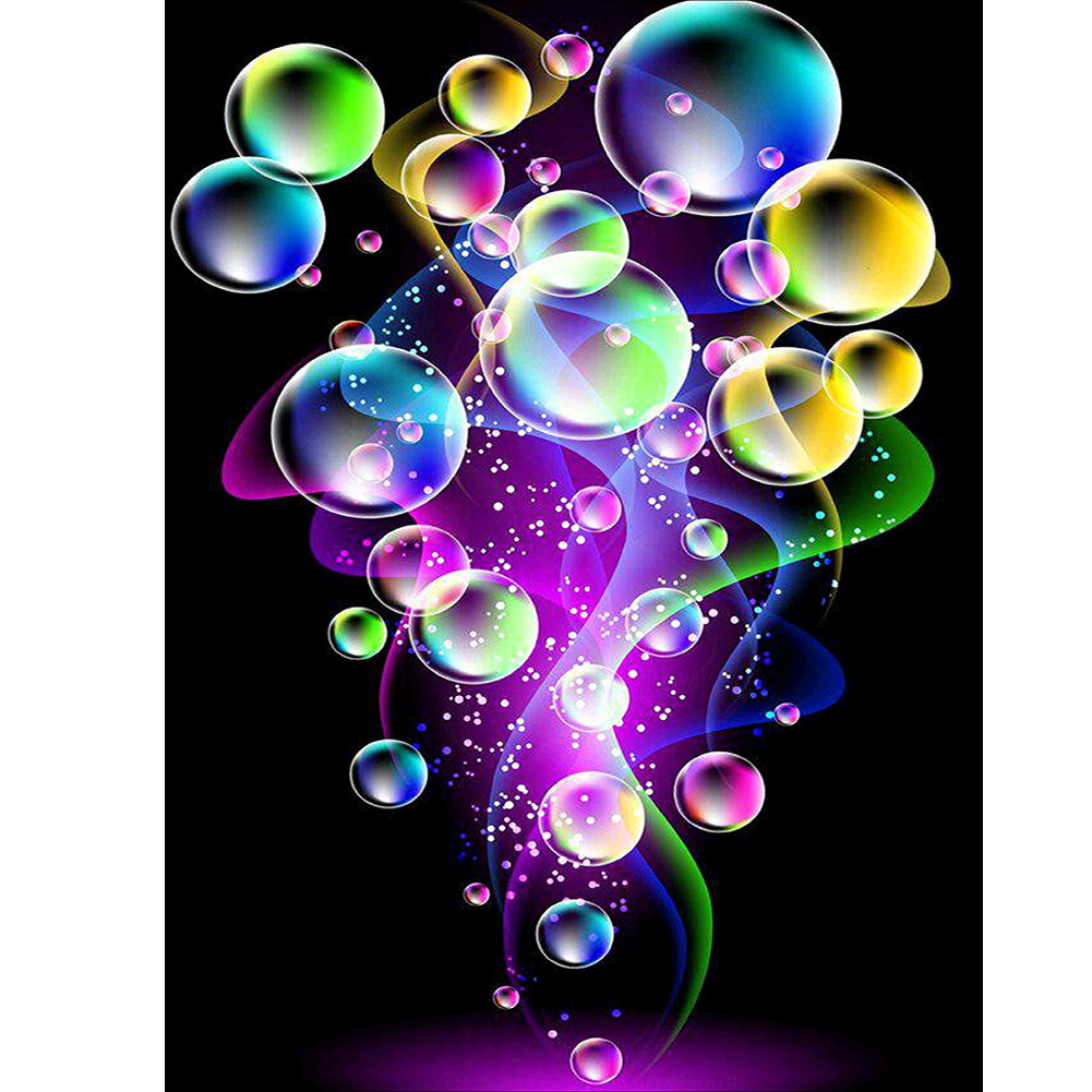 

Dazzling Bubbles - Square Drill Diamond Painting - 30*40CM, 501 Original