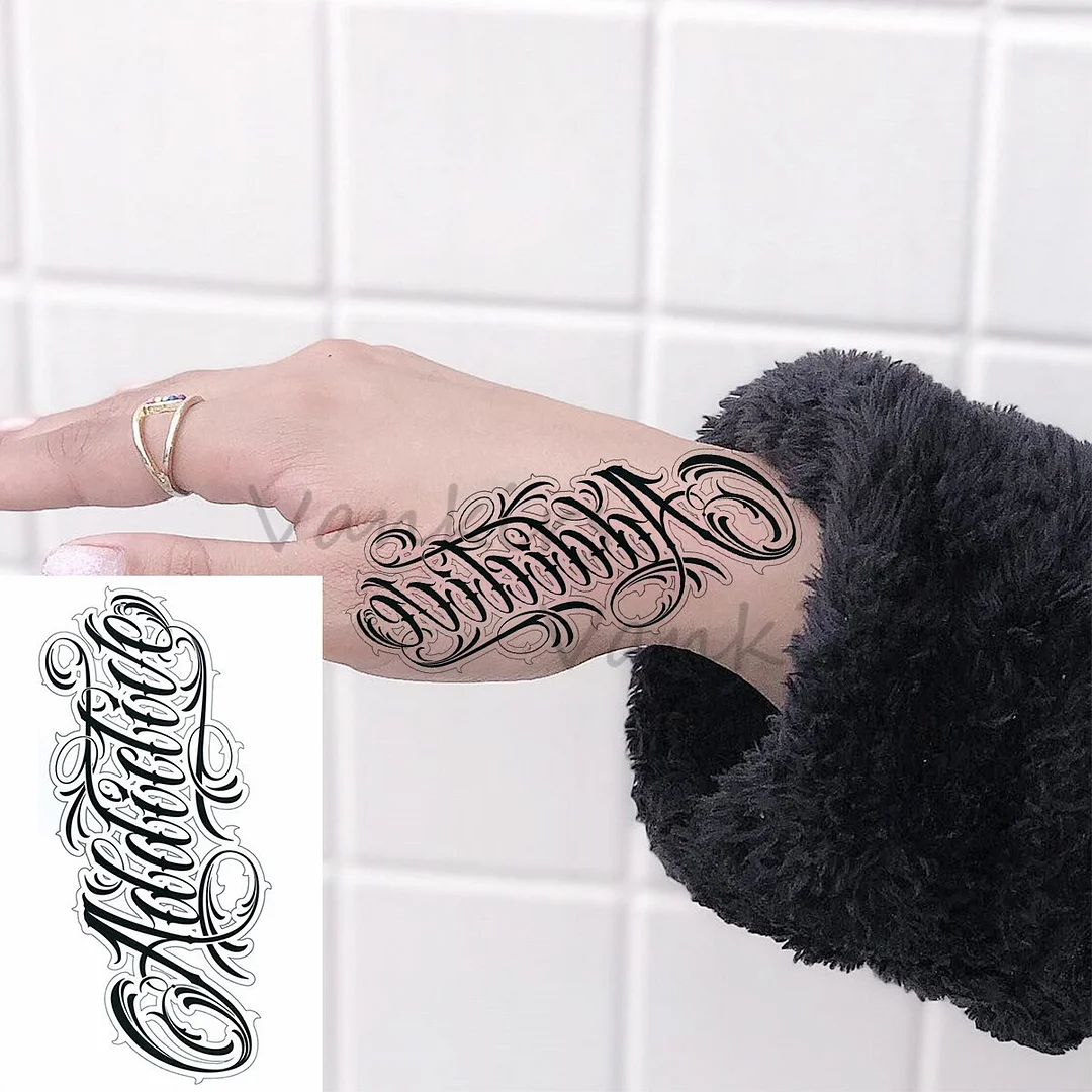 Sdrawing Cloud Coconut Tree Temporary Tattoos For Adults Girls Tiger Flower Compass Mountain Fake Tattoo Sticker Arm Leg Tatoos