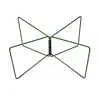 Camping Foldable Metal Stand Stainless Steel Stand for Outdoor Picnic (Green)