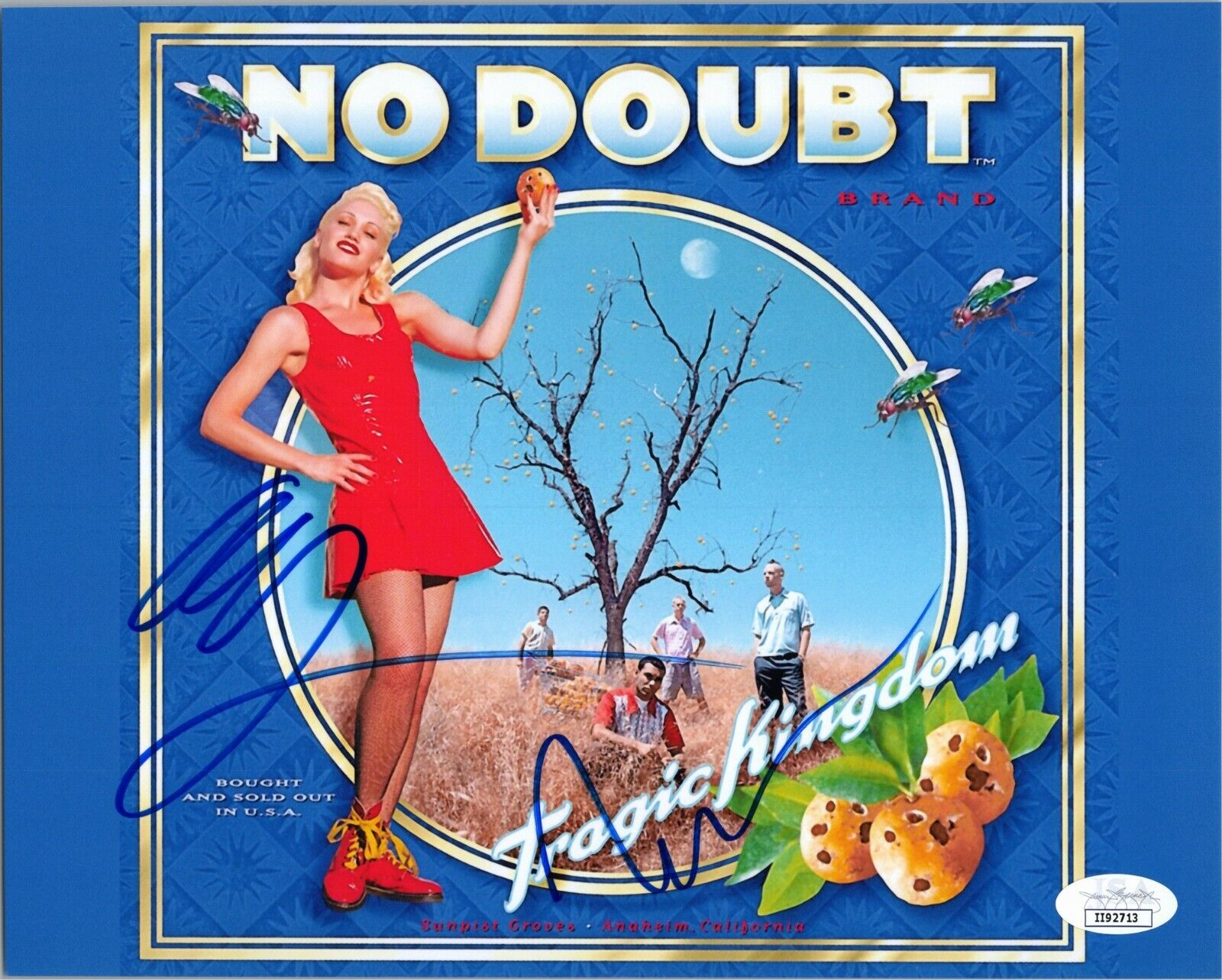TONY KANAL ~ ADRIAN YOUNG Authentic Hand-Signed NO DOUBT