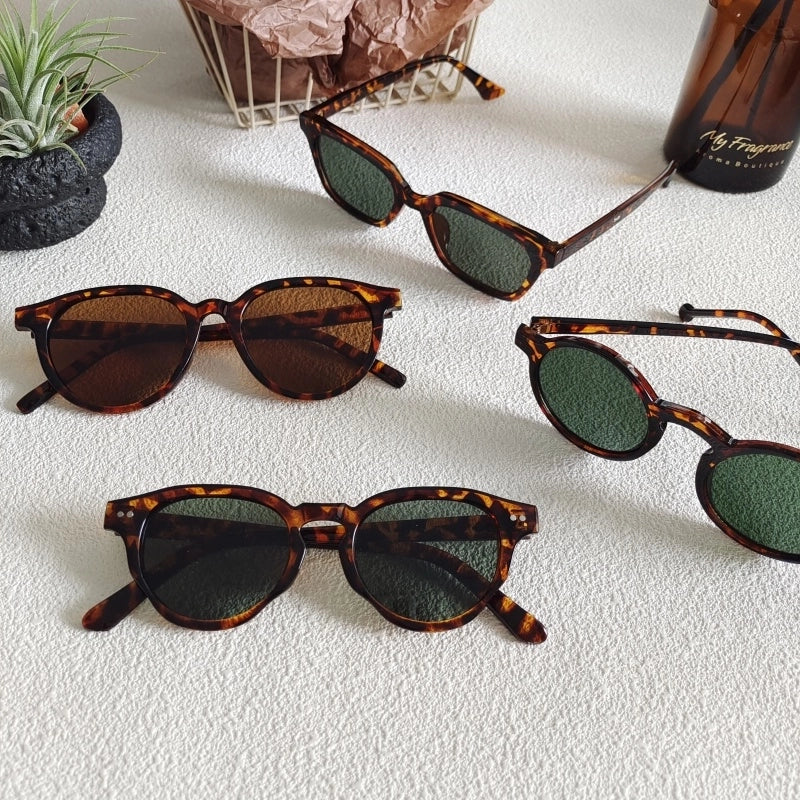 Casual Sweet Glasses Pc Resin Round Frame Square Oval Frame Full Frame Women’s Sunglasses