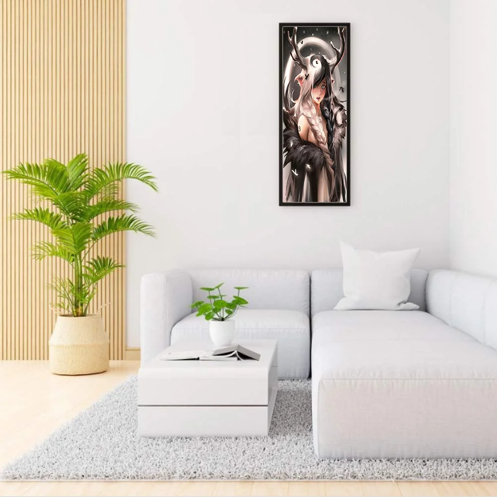 Full Round Diamond Painting 30*70cm - Tai Chi Beauty