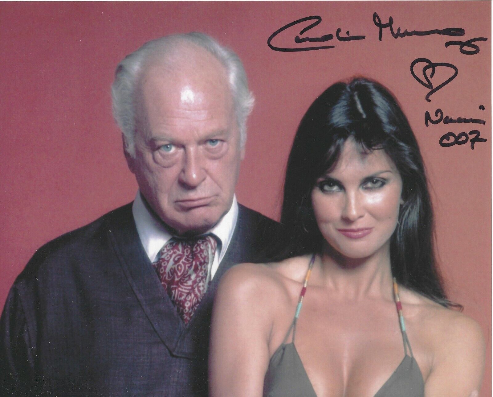 CAROLINE MUNRO SIGNED 007 JAMES BOND 8x10 Photo Poster paintingGRAPH 16 - UACC & AFTAL AUTOGRAPH