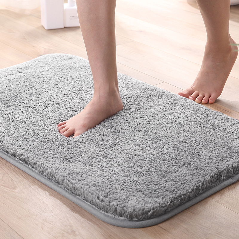 Nigikala Super Thick Fluff Fiber Bath Mat Shower Room Rugs Mats