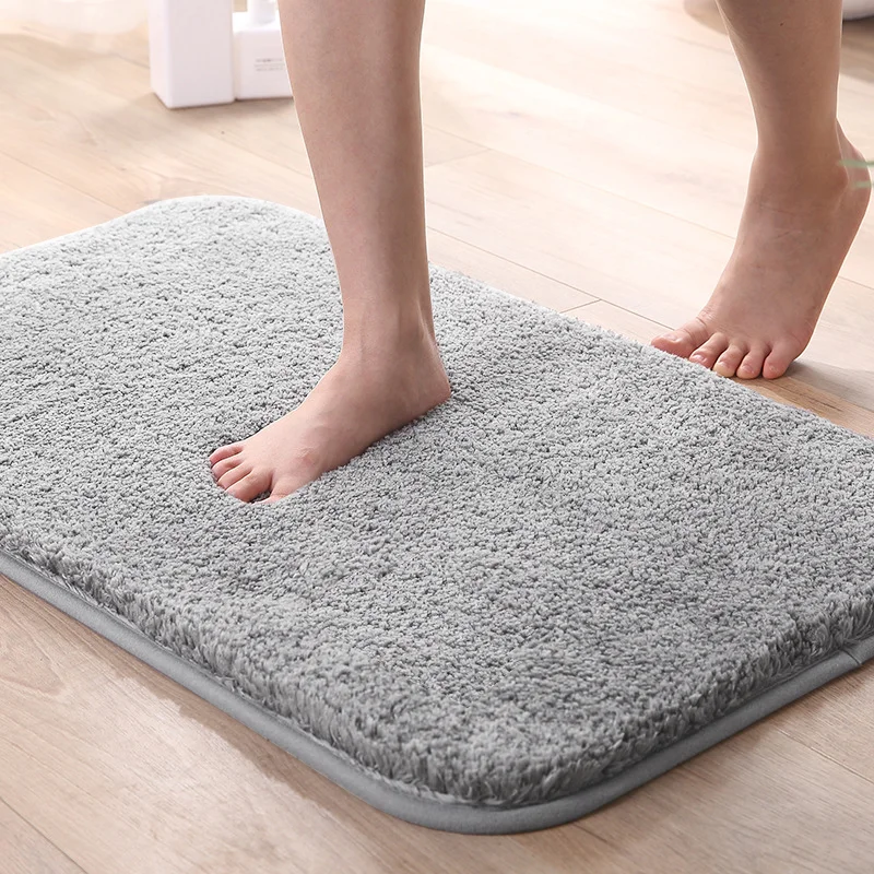 Nigikala Super Thick Fluff Fiber Bath Mat Shower Room Rugs Mats