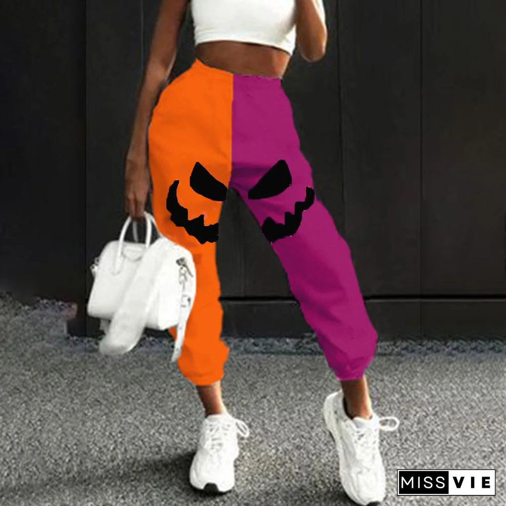 Halloween Print Sweatpants