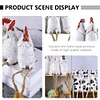 Country Hanging Feet Decoration Ornaments Living Room Wine Cabinet Study Table Resin Statue Rooster Penguin Flamingo