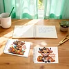 2 Pack Autumn Yak DIY Diamond Art Spiral Notebook Kit 80 Pages No Lines
