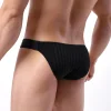 Men's Lace Mesh Bikini Low Rise Briefs Soft Breathable Underwear