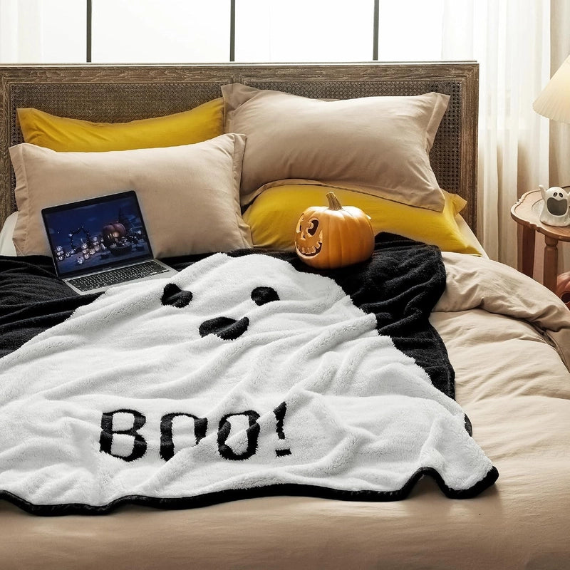 Halloween Casual Vacation Bat Polyester Cover Blanket Cover Blanket Couch & Sofa Decor