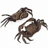 Brass Crab Tea Pet Ornament, Metal Crab Statue Handicraft Tea Pet Tea Playing