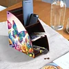 DIY Diamond Painting Kit dreieckige Organizer Box Schmetterling Holzkiste