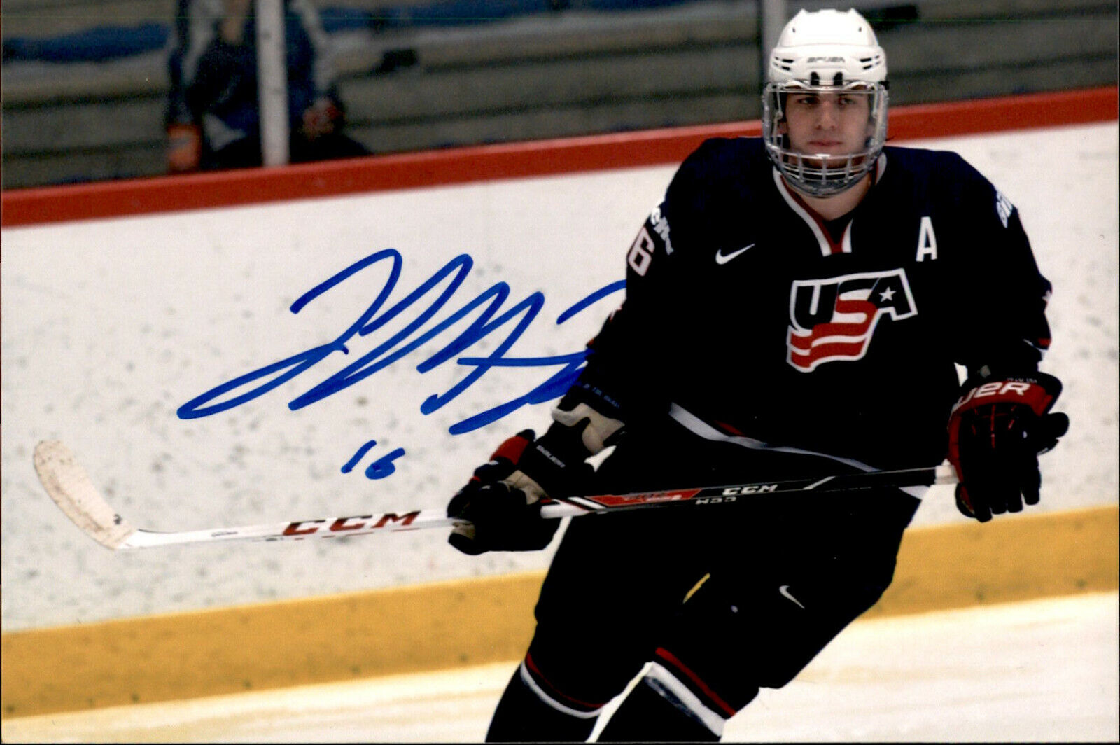 Johnathan MacLeod SIGNED 4x6 Photo Poster painting TEAM USA USNTDP / TAMPA BAY LIGHTNING #3