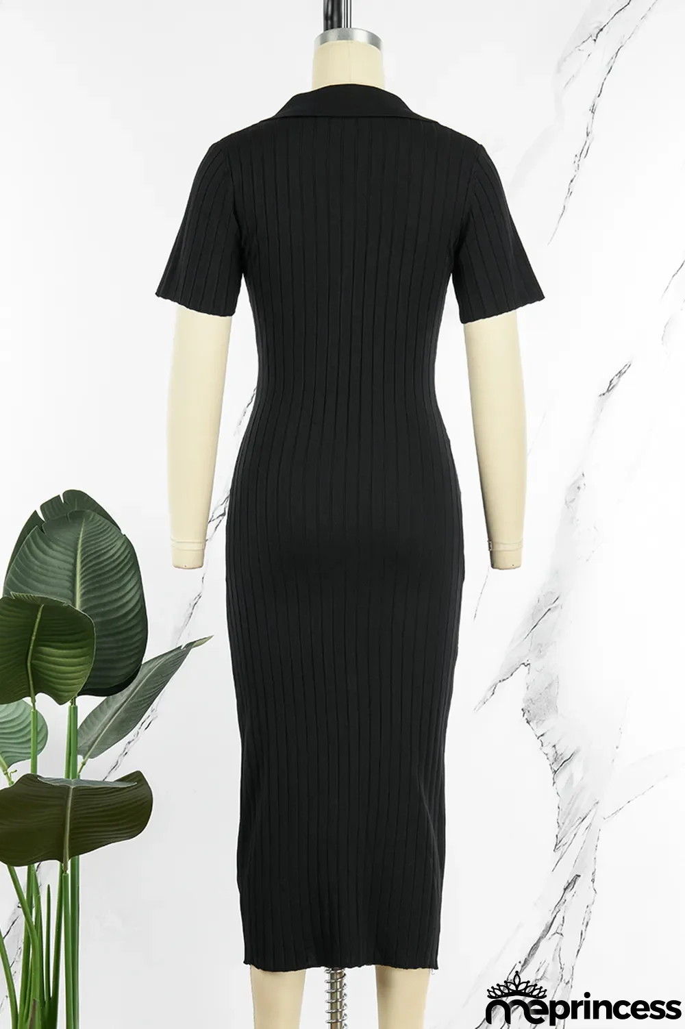 Khaki Casual Solid Patchwork Turndown Collar Short Sleeve Dress