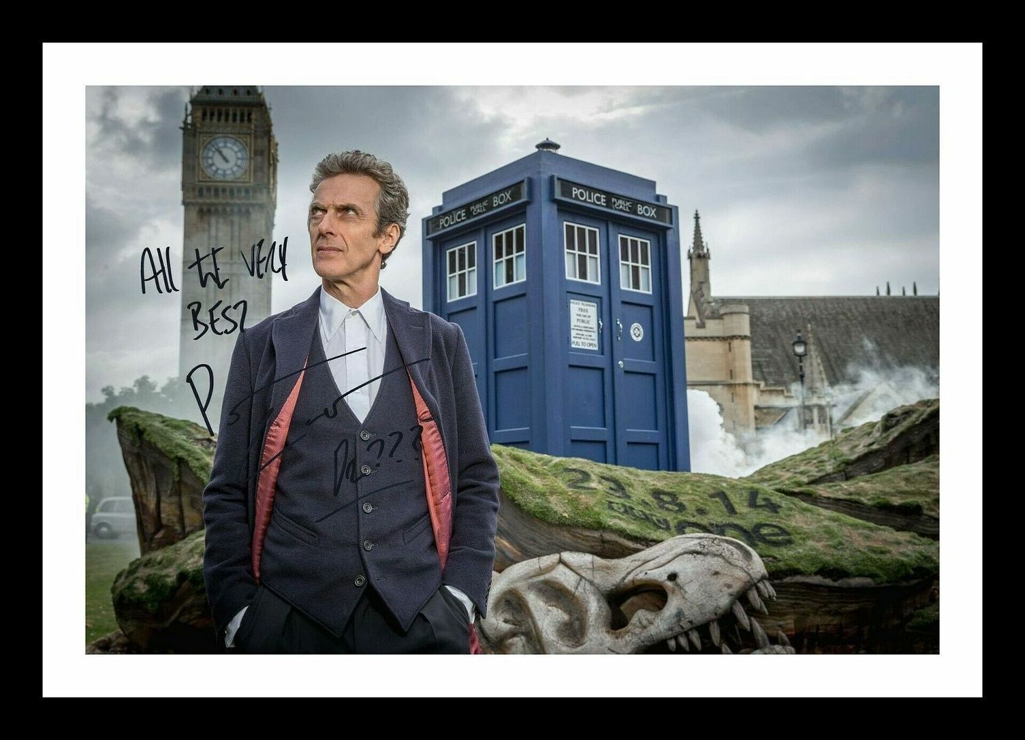 Peter Capaldi - Doctor Who Autograph Signed & Framed Photo Poster painting