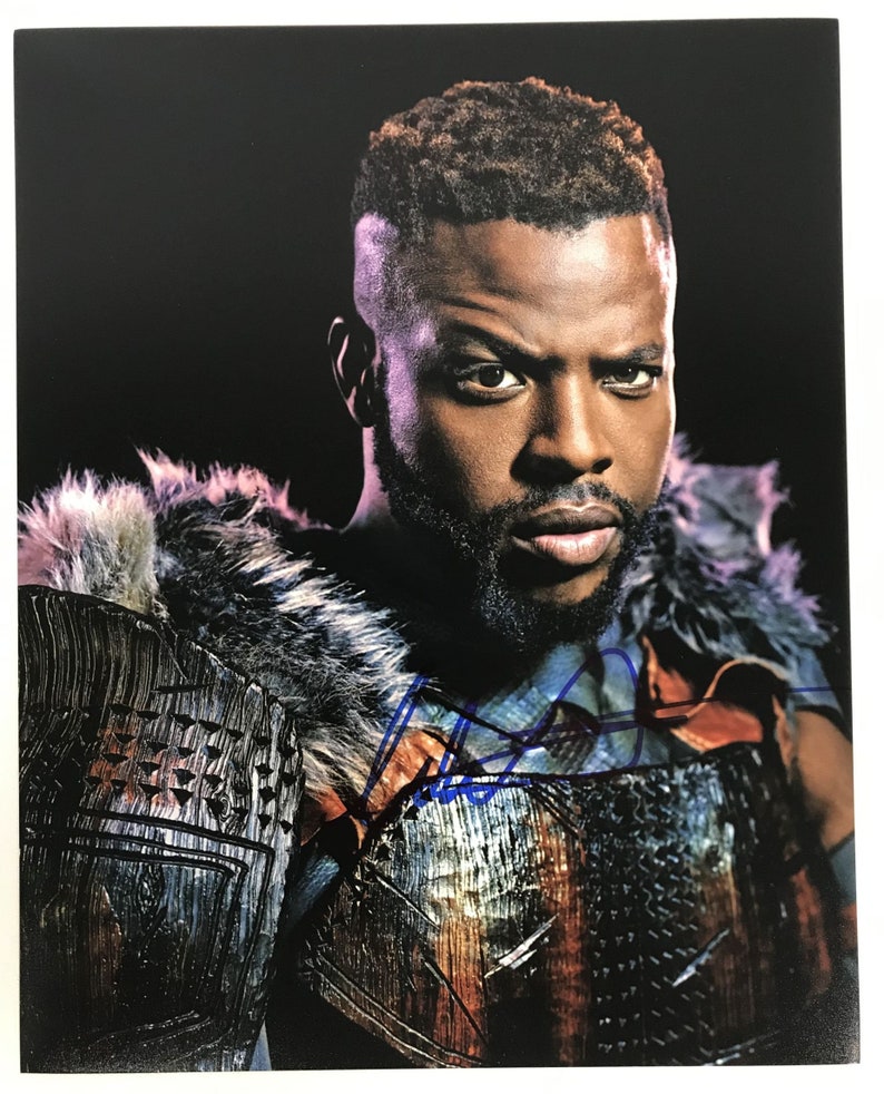 Winston Duke Signed Autographed Black Panther