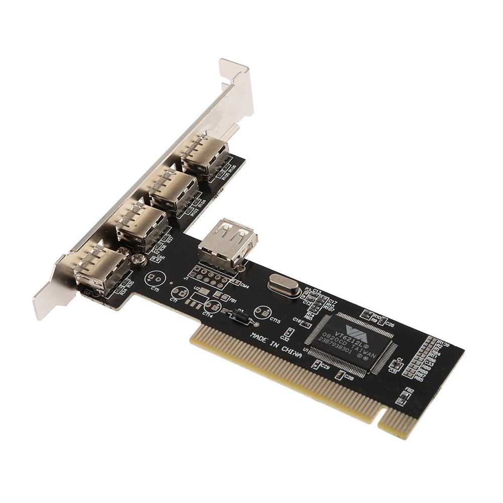

4 Ports PCI-E to USB 2.0 HUB PCI Express Expansion Card Adapter Converter, 501 Original