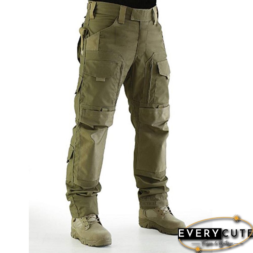 Men's Fashion Solid Color Outdoor Tactical Trousers
