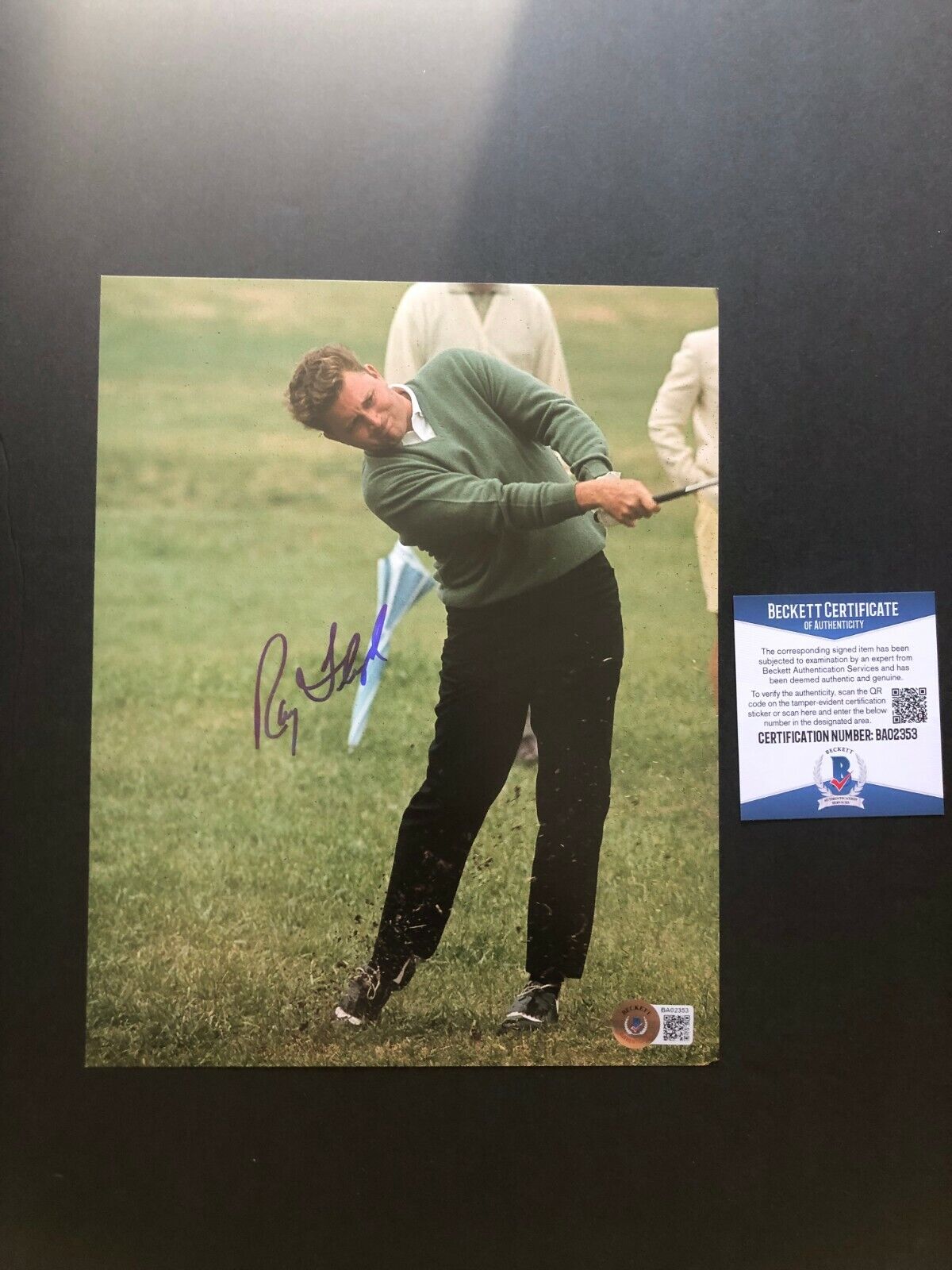 Ray Floyd classic signed autographed golf Masters 8x10 Photo Poster painting Beckett BAS coa