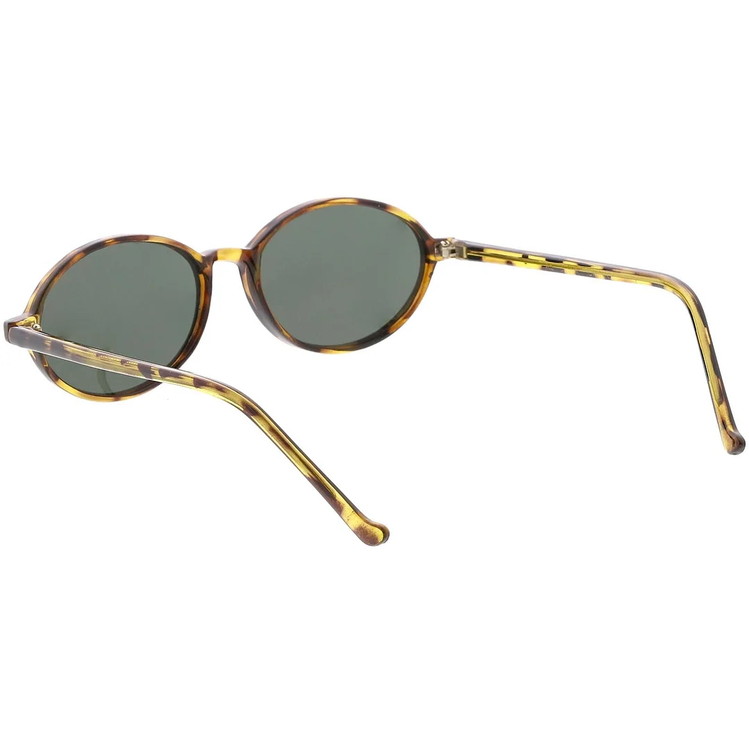 True Vintage Oval glasses Slim Arms Neutral Colored Round Lens 49mm