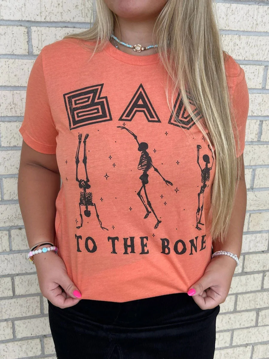 Bad To The Bone Halloween T-shirt