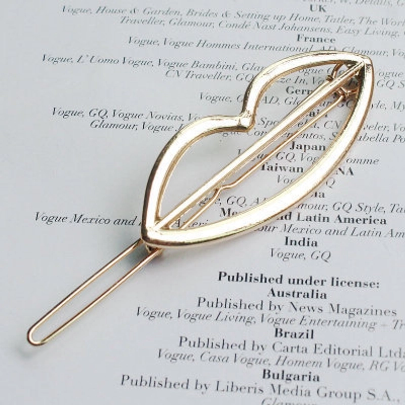 Minimalist Moon Alloy Plating Hair Clip 1 Piece