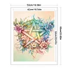 Flower Pentagram-11CT Stamped Cross Stitch 50*60cm/19.69*23.62in(Big Size)