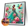Diamond Painting -DIY Round Drill Elegant Beauty(40x40cm)