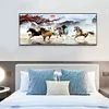 Diamond Painting-DIY Full Round Drill Horses (100x50cm)