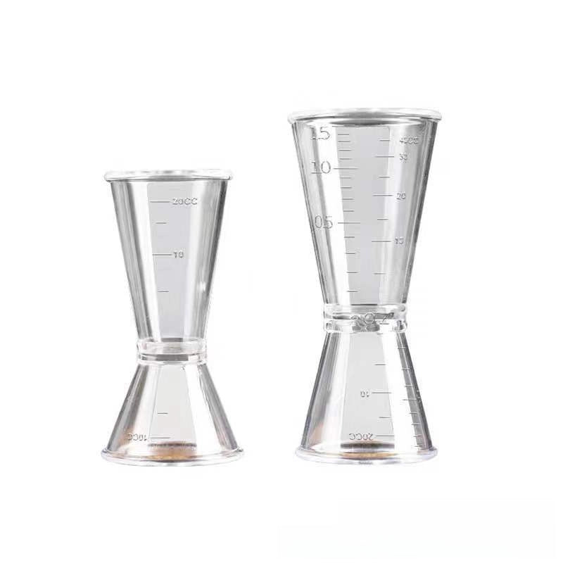 Pc Resin OZ Cup Milk Tea Supplies Double-headed Measuring Cup Measuring Cup Double-scale Graduated Cup Plastic OZ Cup