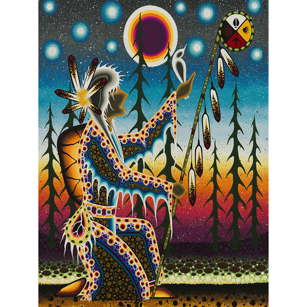 

Indian - Square Drill Diamond Painting - 30*40CM, 501 Original