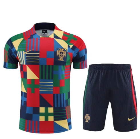 2022 Portugal Training Kit Football Shirt