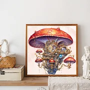 Goblin Mushroom House 40*30cm full round diamond painting – Jules' Diamond  Art