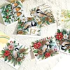 (US Only)6PCS DIY Diamond Art Greeting Cards Christmas Bird Congratulations Cards & Gifts