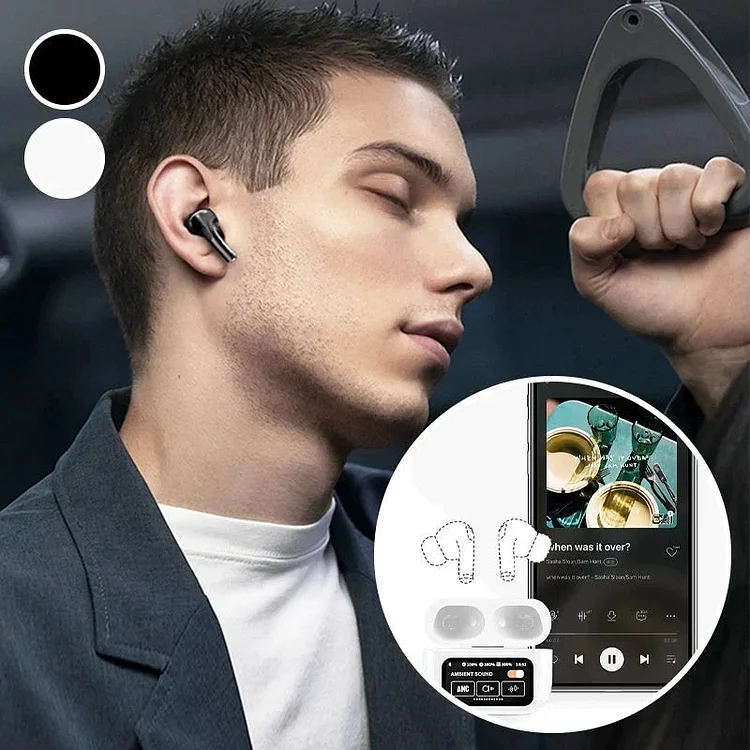 Noise Cancelling Bluetooth Earbuds slivor